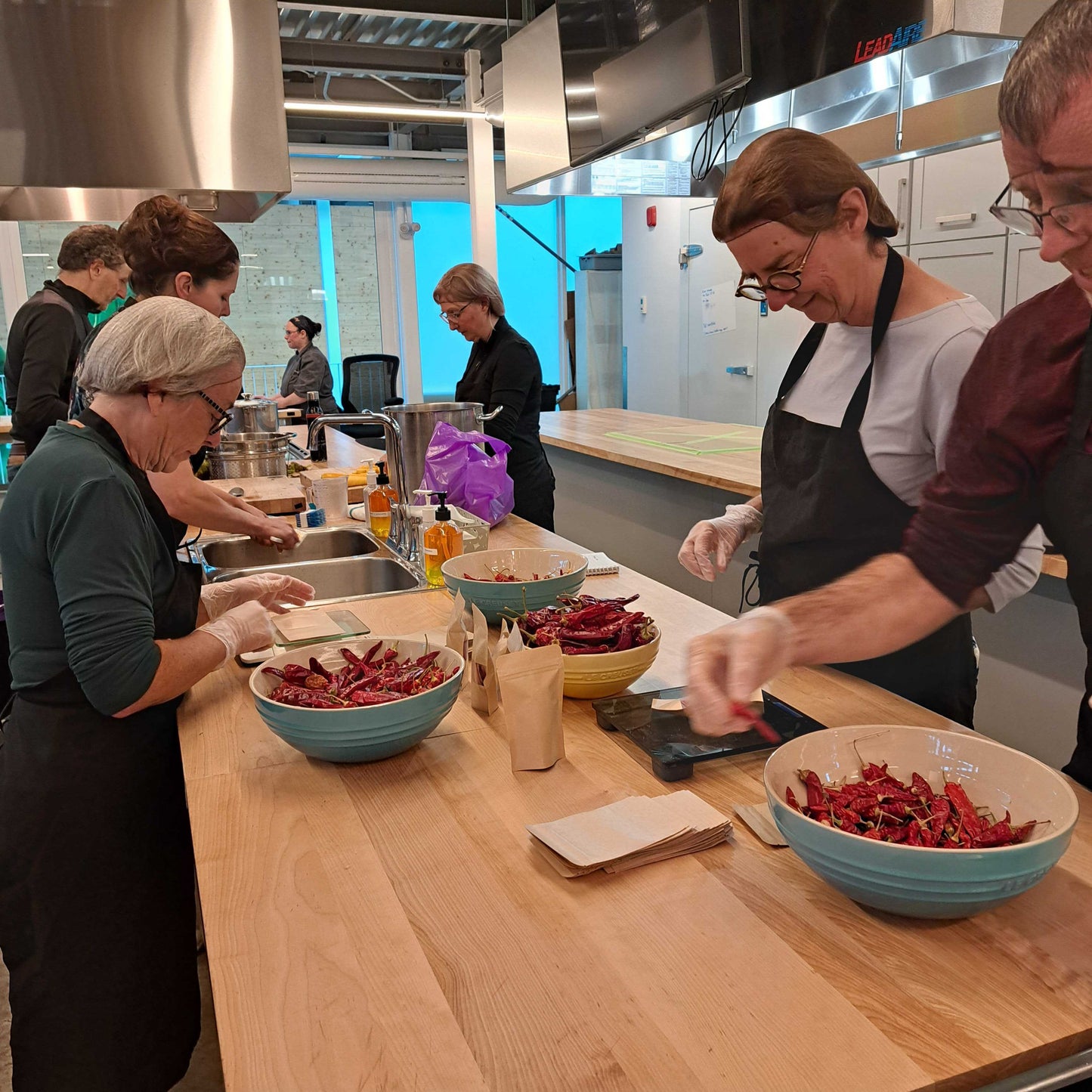 Piments séchés des Jardins du bassin Louise
