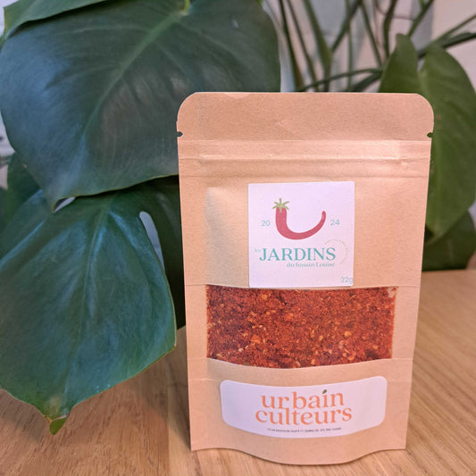 Piments séchés des Jardins du bassin Louise