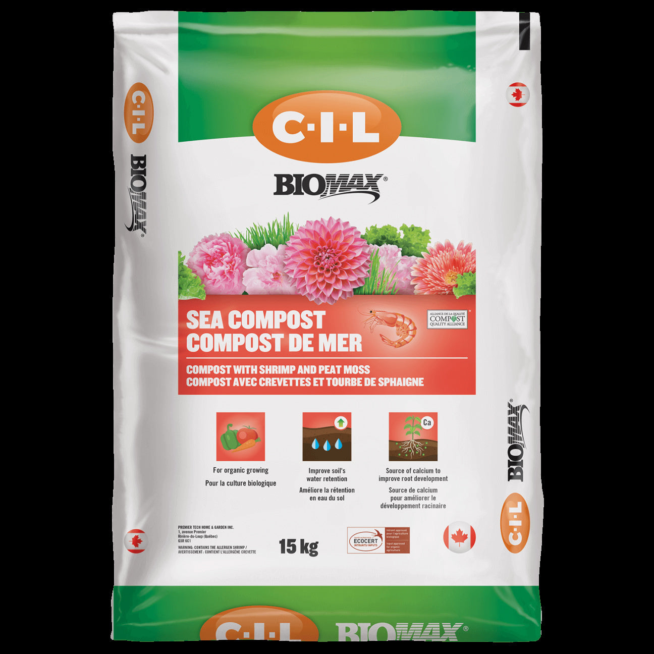 Sac de compost de mer 15 kg