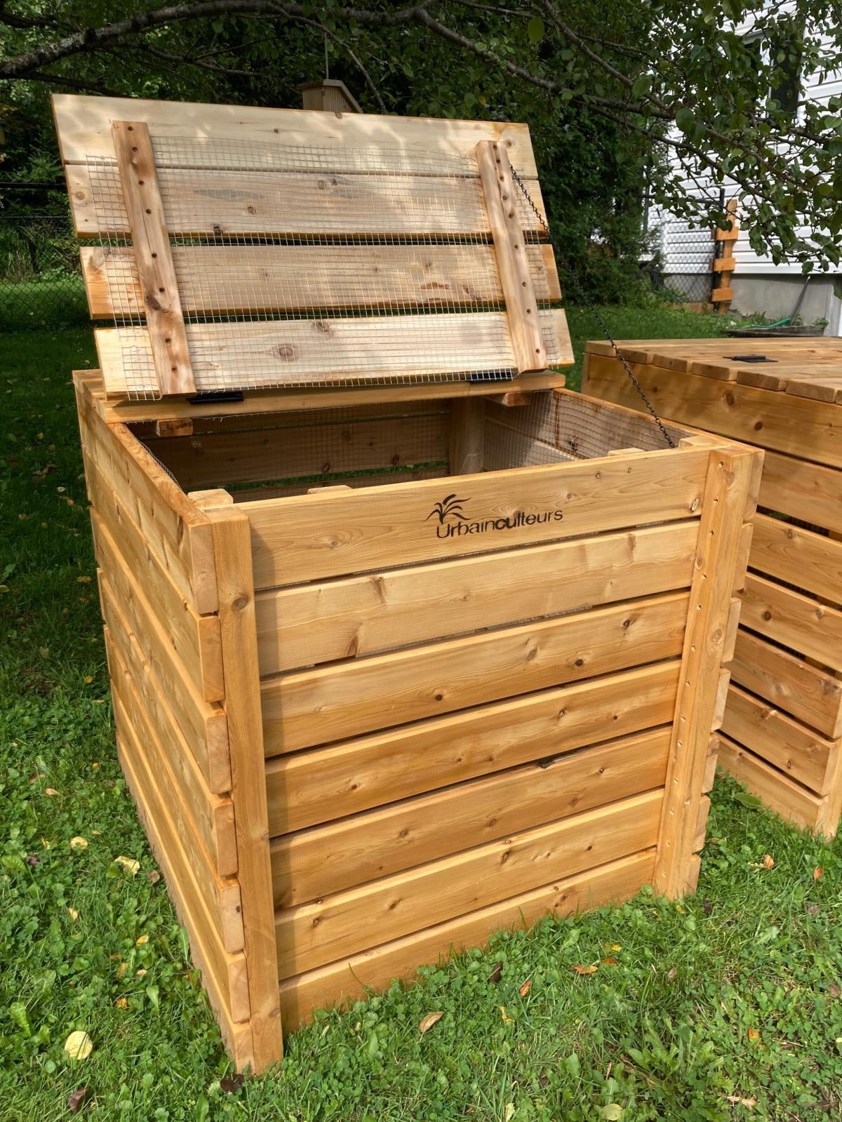 Bac à compost en bois – CULTIIVE