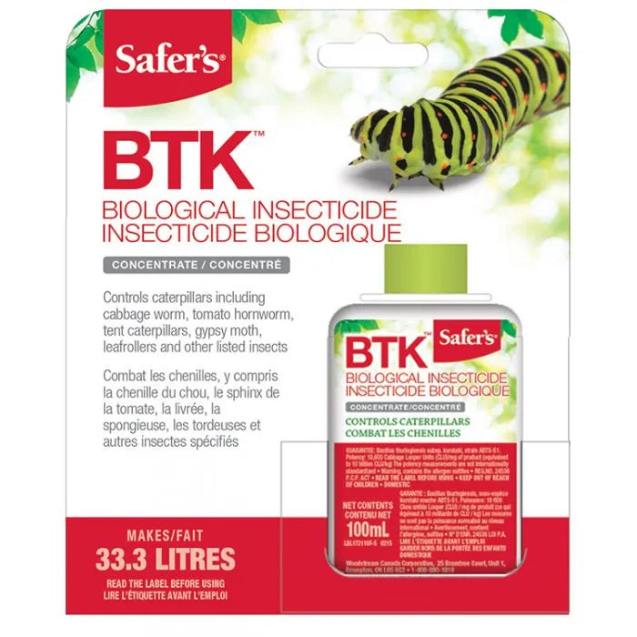 Bouteille BTK dans son emballage explicatif.