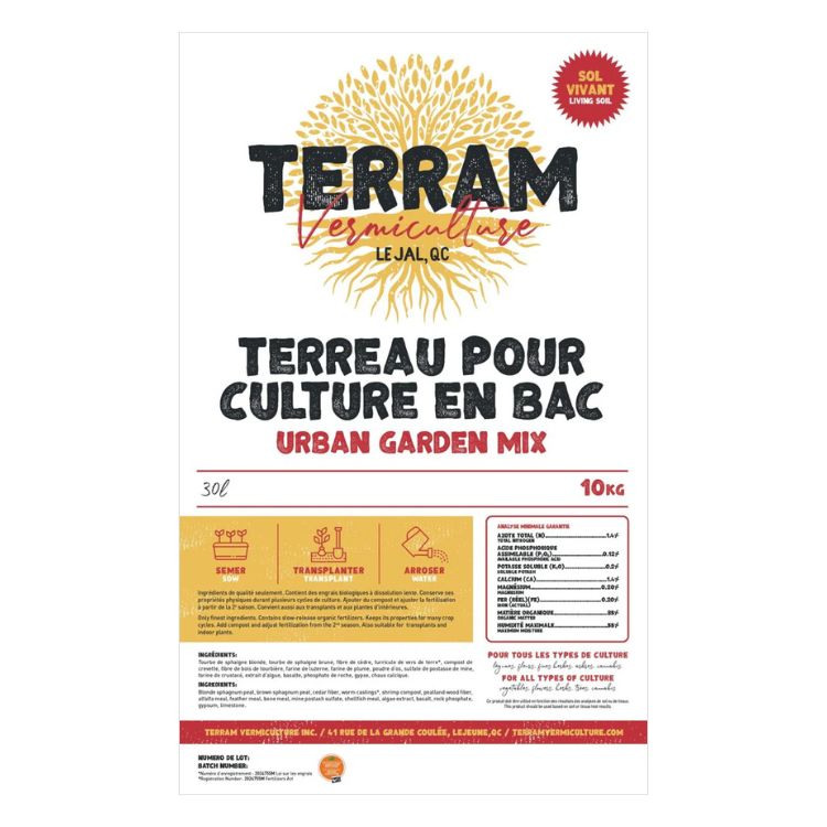 Terreau pour culture en bac (30 L)
