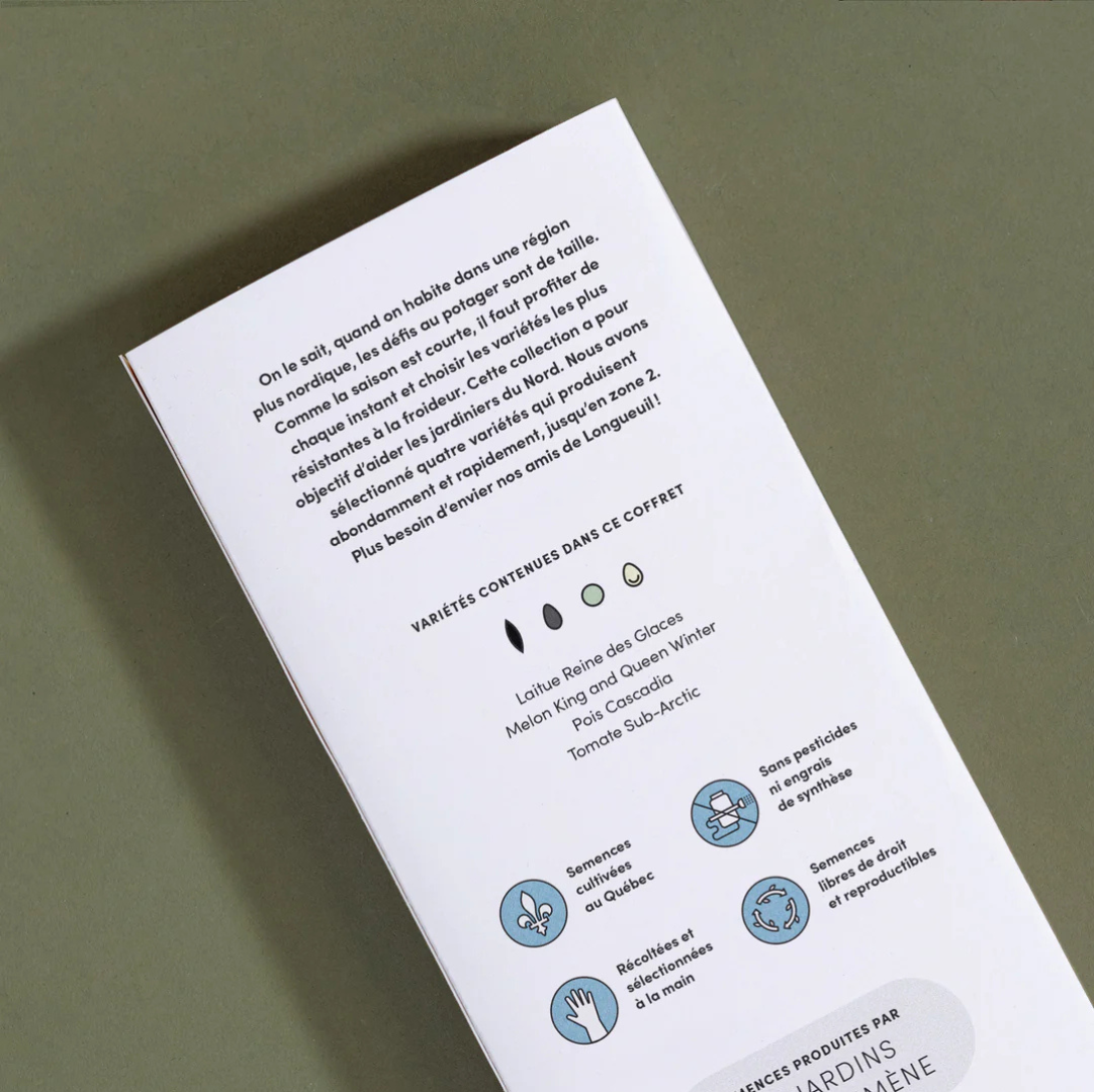 Coffret de semences - Le potager nordique