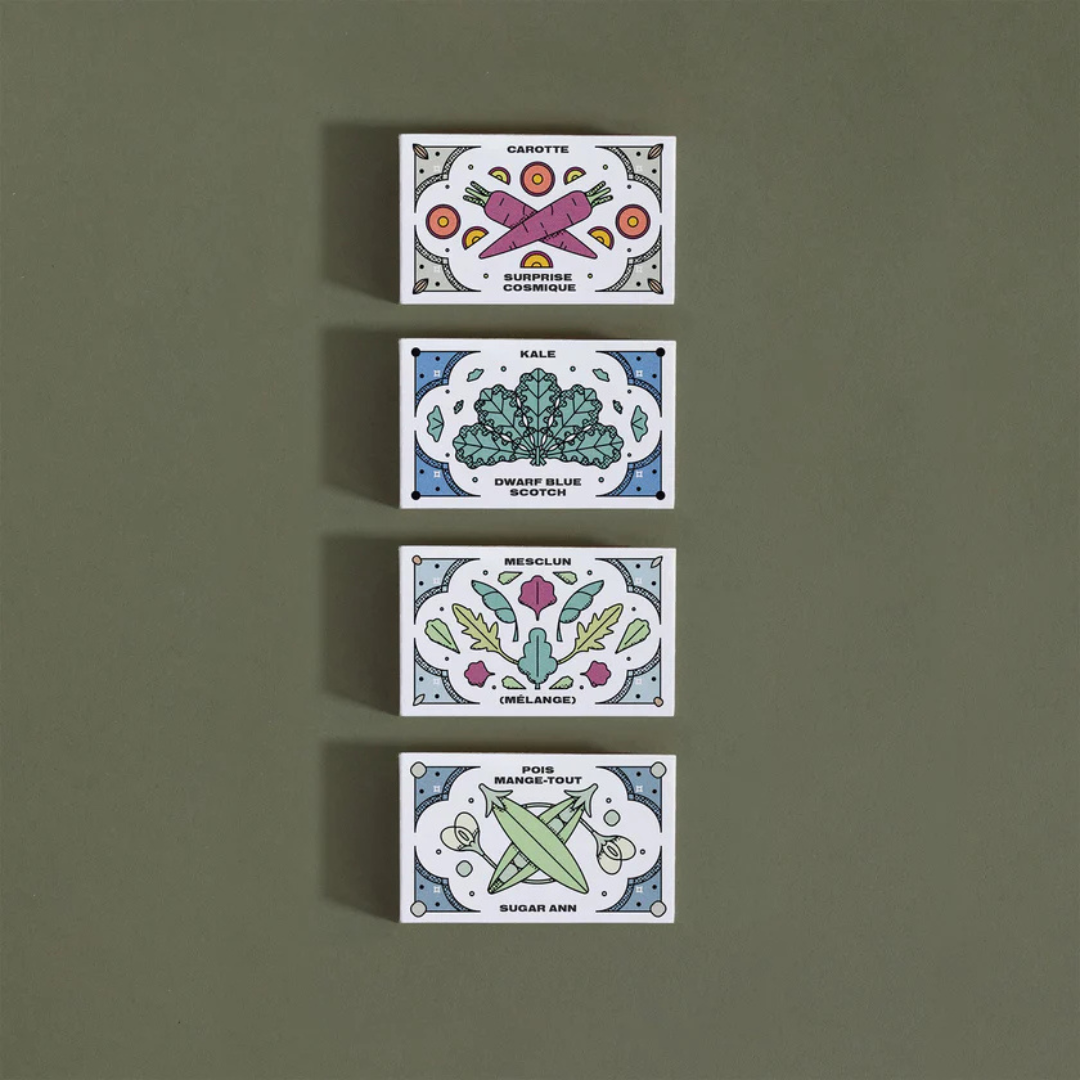 Coffret de semences - Collection potager de la mi-ombre