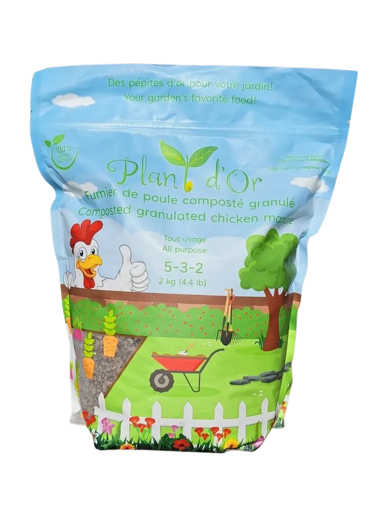 Fumier de poule composté granulé 5-3-2