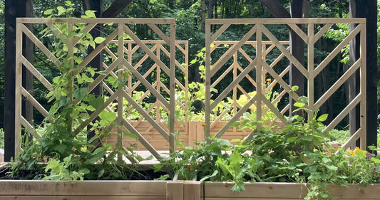 Trellis à chevron