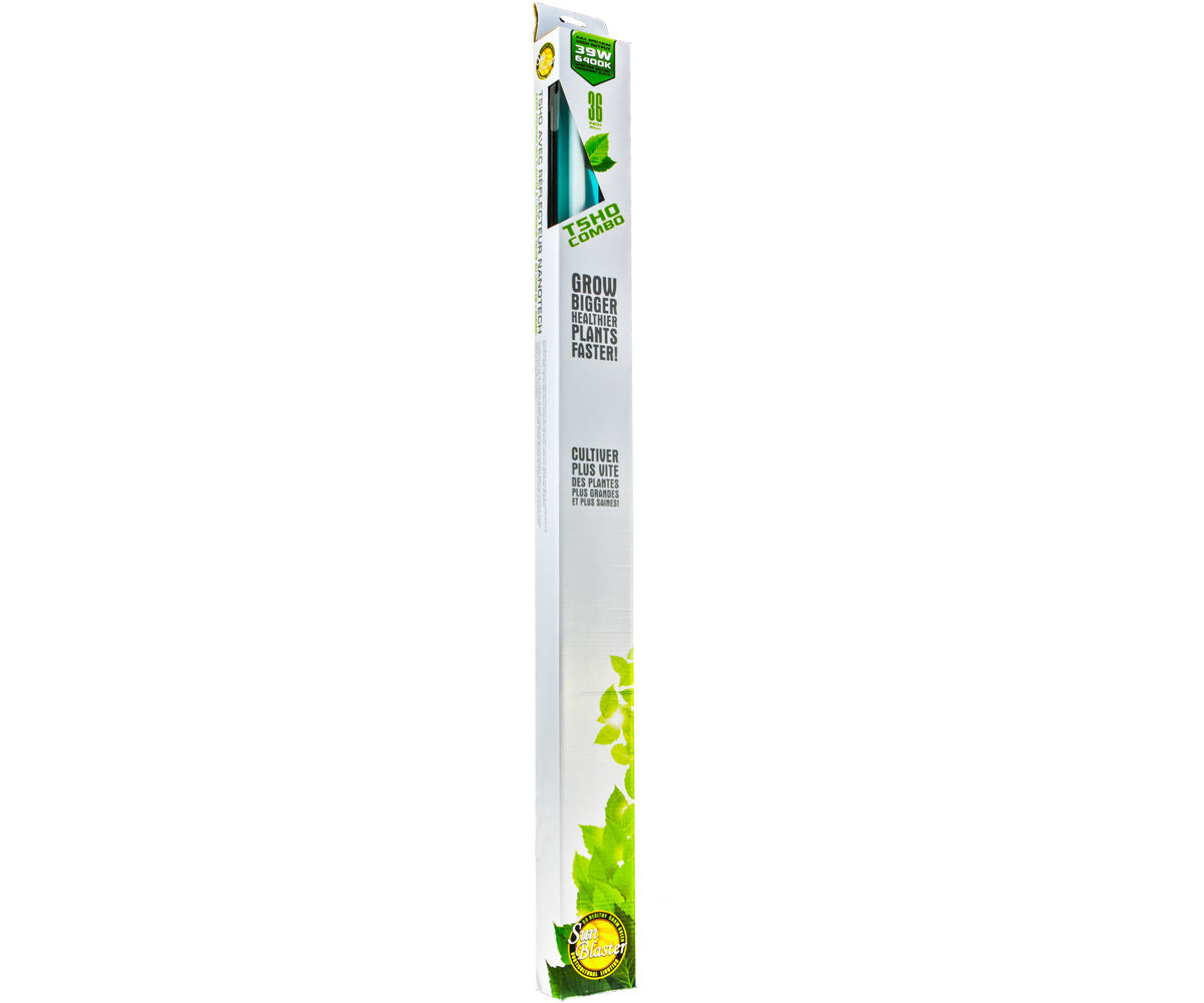 Néon T5 avec Fixation et réflecteur 36po 6400K SunBlaster