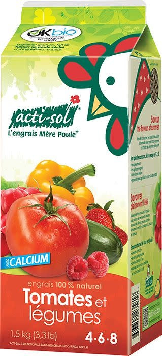 Carton de lait avec du fumier de poule Tomates et légumes